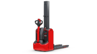 A Linde D08 M sorozatú gyalogkíséretű kétszintes rakodói