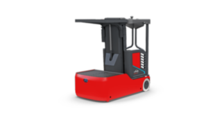A Linde Material Handling MV01 típusú kisalkatrész-komissiózója A Linde Anyagmozgatás MV01 típusú kisalkatrész-komissiózója