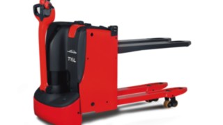 A Linde MH T16 L típusú alacsony emelésű raklapszállítója komissiózóemeléssel