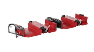 Rakodókeretek elektromos emelőberendezéssel