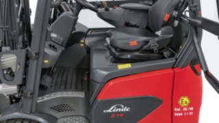 A Linde MH robbanásbiztos elektromos targoncájának belső része