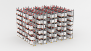 Szűkfolyosós magasraktár Szűkfolyosós magasraktár