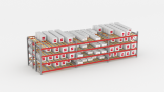 Átjárható állvány darabárukhoz Átjárható állvány darabárukhoz