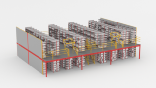 Többszintes moduláris polcrendszerek Többszintes moduláris polcrendszerek