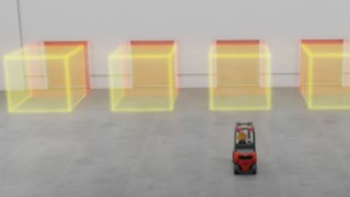 A Linde Door Control Rectangular biztosítja, hogy csak a közvetlenül irányított gyorskapu nyíljon ki. 