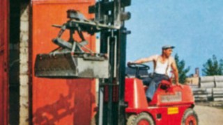 A Hubtrac, a Linde első emelővillás targoncája A Linde Anyagmozgatás első emelővillás targoncája – a Hubtrac