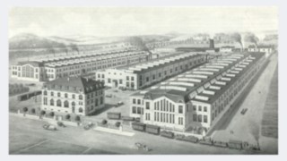 Az aschaffenburgi terület légi felvételen Az aschaffenburgi terület légi felvételen