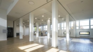 A Linde új épületének belső része A Linde új épületének belső része