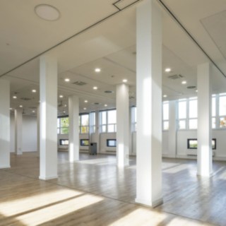 A Linde új épületének belső része A Linde új épületének belső része