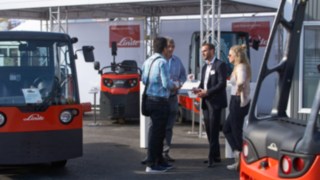 A Linde pavilonja az Inter Airport 2017 kiállításon