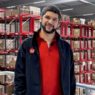 Marcel Grilo, a K2 Systems GmbH logisztikai vezetőjének portréfotója
