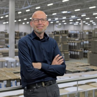 Nicolai Leese, a Klingele Paper & Packaging logisztikai vezetője Nicolai Leese, a Klingele Paper & Packaging logisztikai vezetője