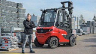 Waldemar Pepke, targoncakezelő, Layher Waldemar Pepke, targoncakezelő, Layher