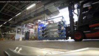 A Linde üzemanyagcella-technológiája használatban a Mercedes Benznél A Linde üzemanyagcella-technológiája használatban a Mercedes Benznél