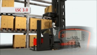 A Linde System Control a Linde szűkfolyosós berendezéseihez különböző kivitelekben elérhető segédrendszer. A Linde szűkfolyosós berendezésekhez külön rendelhető Linde System Control (LSC) működését mutató animáció.