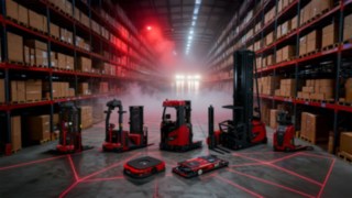 A Linde Anyagmozgatás automatizált targoncáinak termékportfóliója