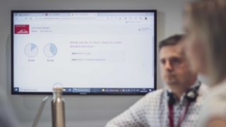 A Linde Energy Navigatort megjelenítő képernyő
