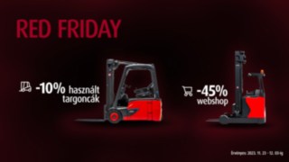 RED FRIDAY-Akár 45% kedvezmény!