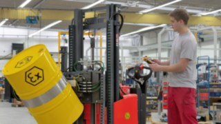 A Linde MH robbanásbiztos targoncája A Linde MH robbanásbiztos targoncája